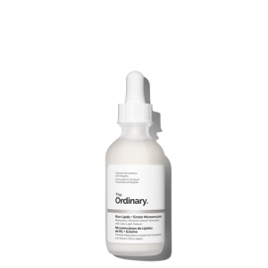 The Ordinary Rice Lipids + Ectoin Microemulsion 60ml - Ultra-Lightweight 24H Soothing Hydration Moisturizer for Dry & Sensitive Skin