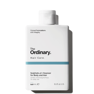 The Ordinary Sulphate 4% Cleanser for Body and Hair - 240mL Gentle, Fragrance-Free Formula